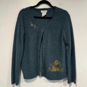 Vintage embroidered Winnie the Pooh cardigan